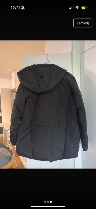 Kurtka pikowana czarna