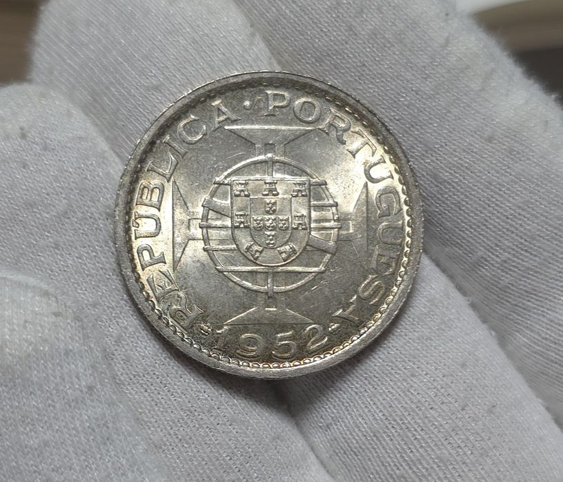 5 patacas 1952 macau