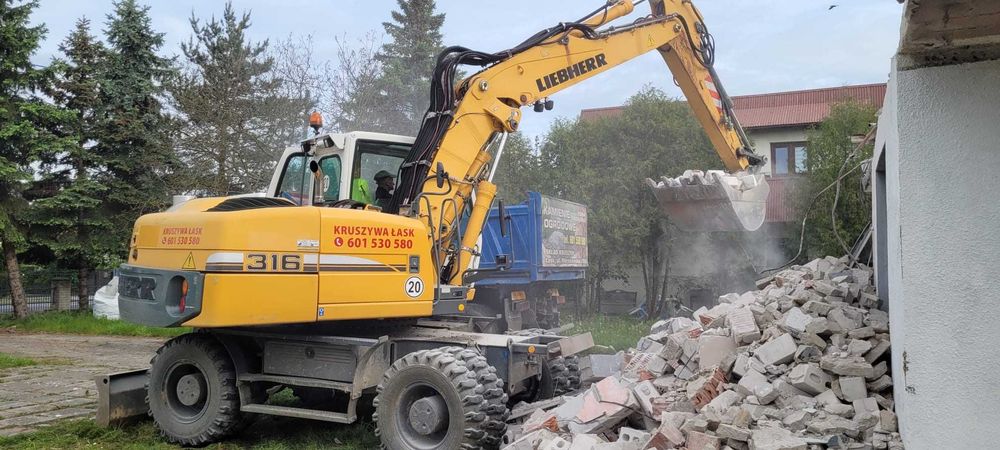 Usługi koparką | Koparko-Ładowarką | Minikoparką | ŁASK WARSZAWSKA 159