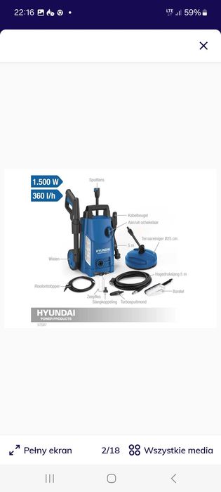 Myjka ciśnieniowa Hyundai