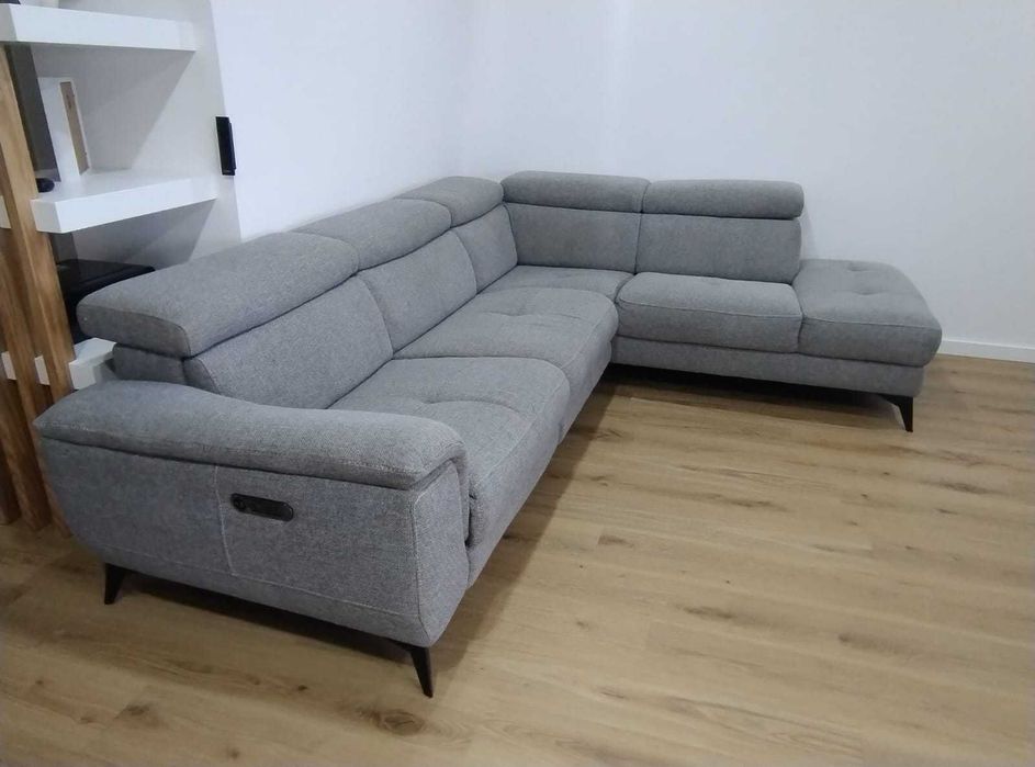 Sofá canto com motor elétrico