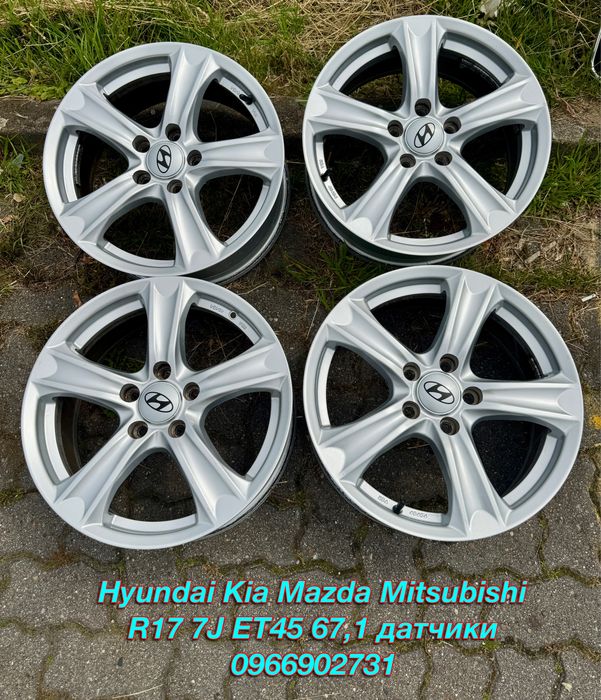 Колеса диски R17 5 114,3 Hyundai Хюндай Хундай Tucson Тюксон kona sonata кона Kia Sportage Niro elantra mazda мазда санта фе соренто