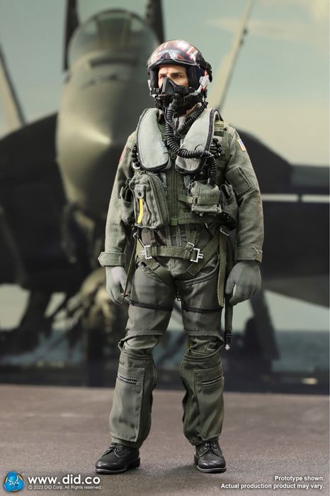 Фігурка 1/6 Top Gun Maverick F/A-18E Pilot DID Corp. тип hot toys