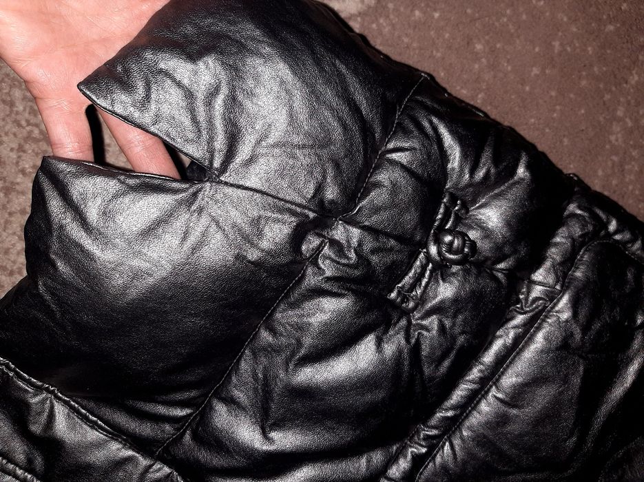 зимняя тёплая кожаная куртка ZLLY M 44-46p