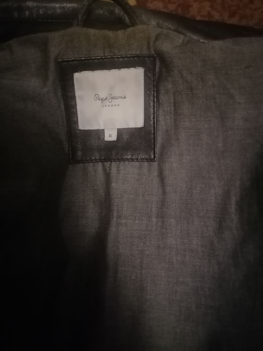 Оригинальная натуральная кожанка Pepe Jeans London