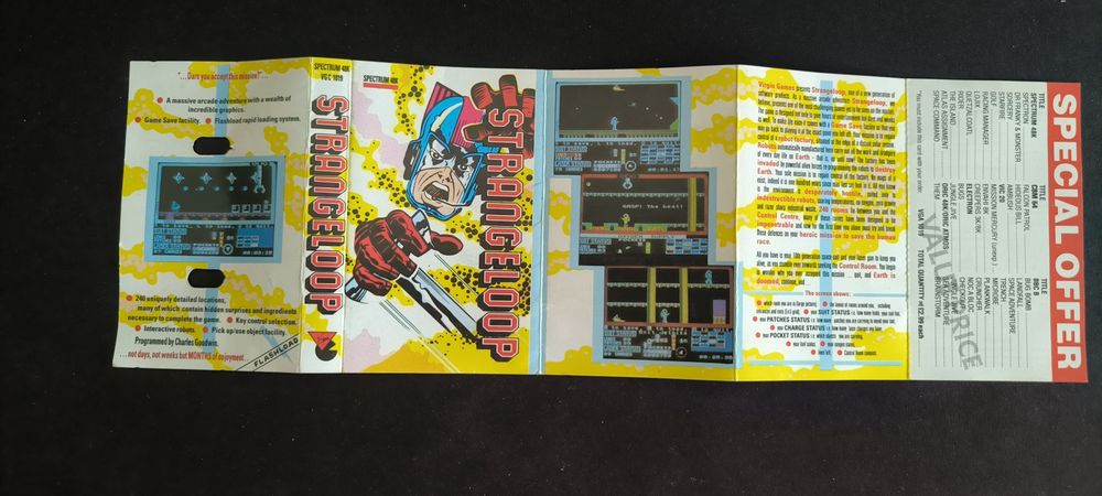 Strangeloop ZX Spectrum (Original / Completo - Virgin Games 1984)