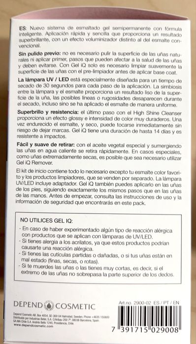Kit para verniz gel
