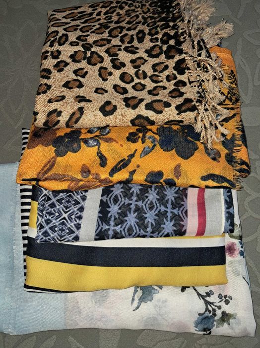 Damskie szale, chusty 5 szt na wiosnę