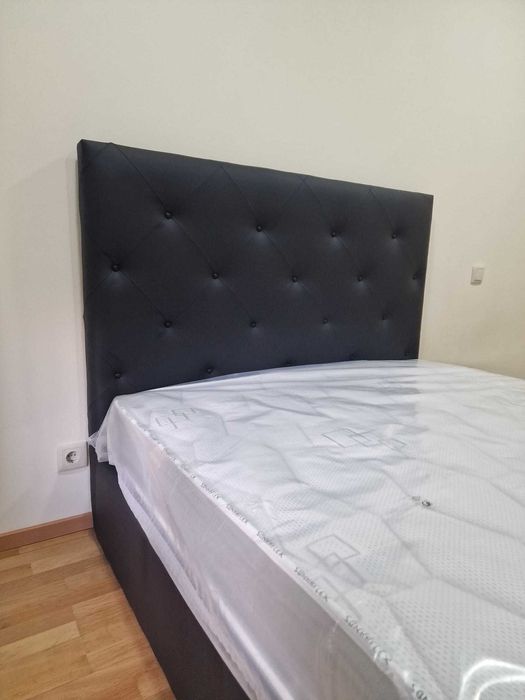 Camas de Casal Estofadas de Luxo 199€ Disp. em Várias Cores! 190x140m!