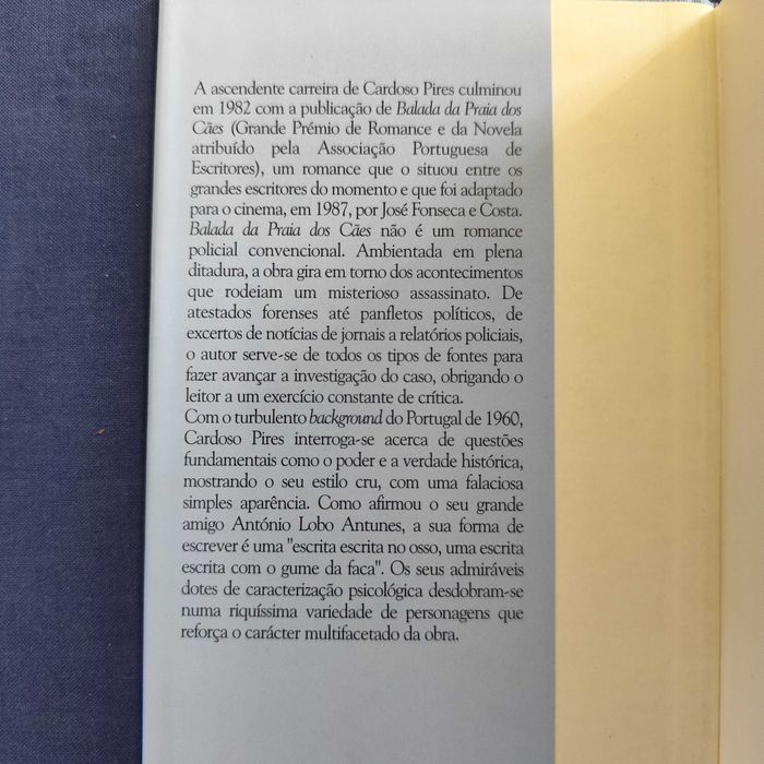 José Cardoso Pires - Balada da Praia dos Cães