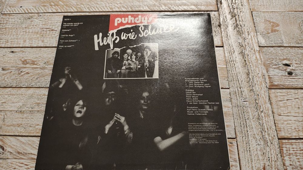 Puhdys. Heiss wie Schnee. Winyl. G