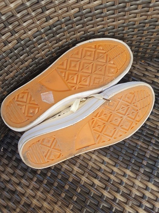 Ażurowe beżowe trampki RoyalFashion 40/41