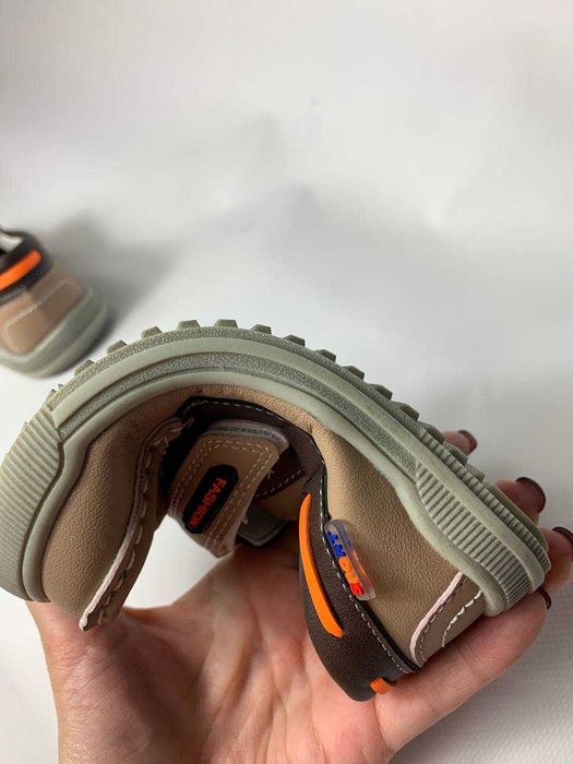 Мокасини туфлі дитячі на липучці на хлопчиків Kimboo синього Мокасины