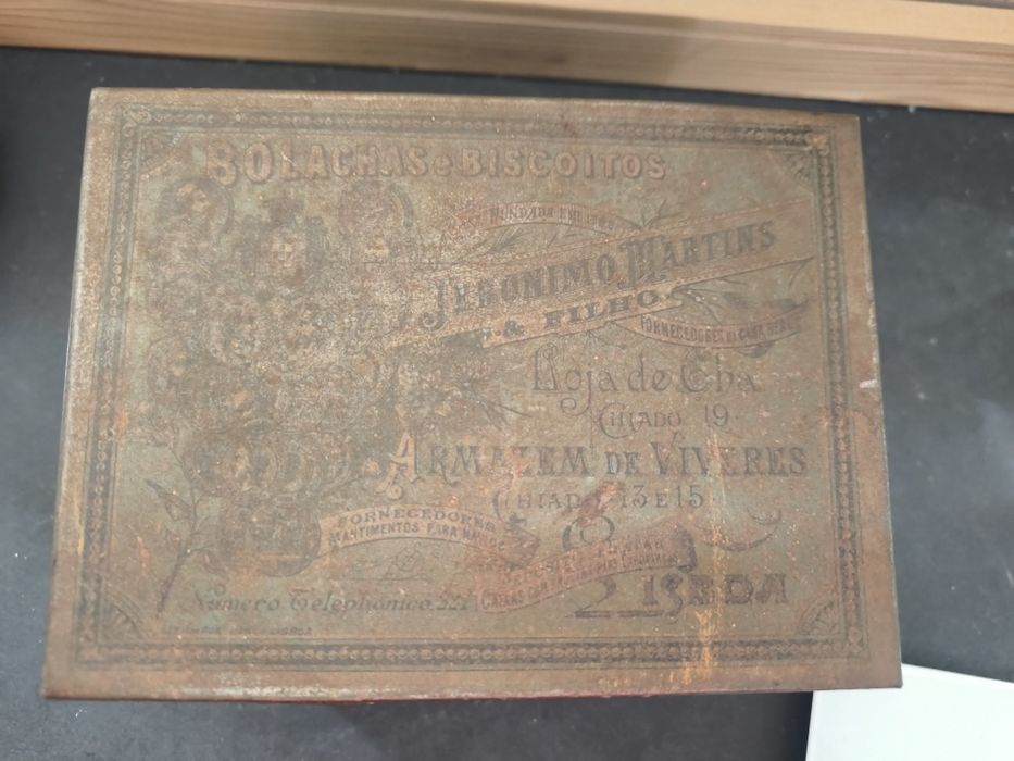 Antiga Caixa de chapa Jeronimo Martin