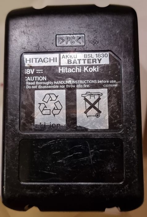 Akumulator Hitachi 18V BSL 1830