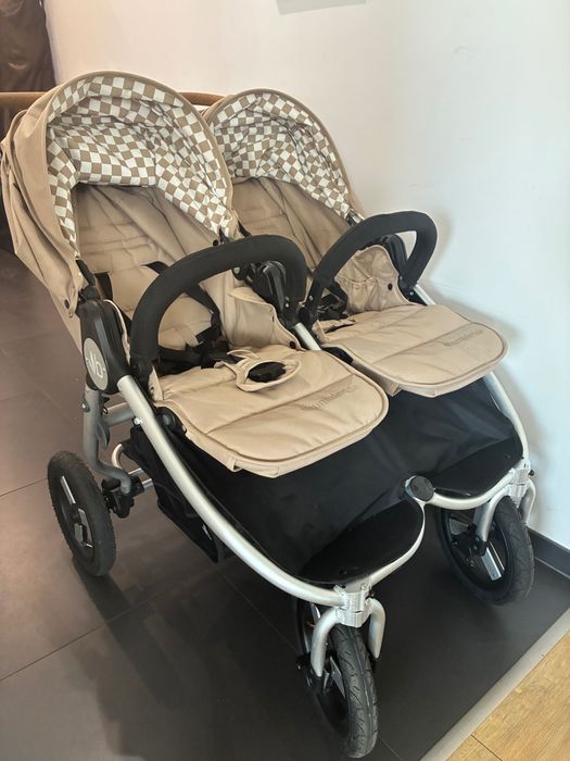 Wózek bumbleride indie twin podwójny beżowy