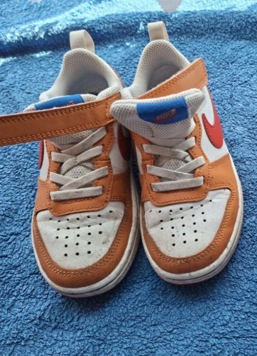 Buty nike 11C pomarańczowo białe