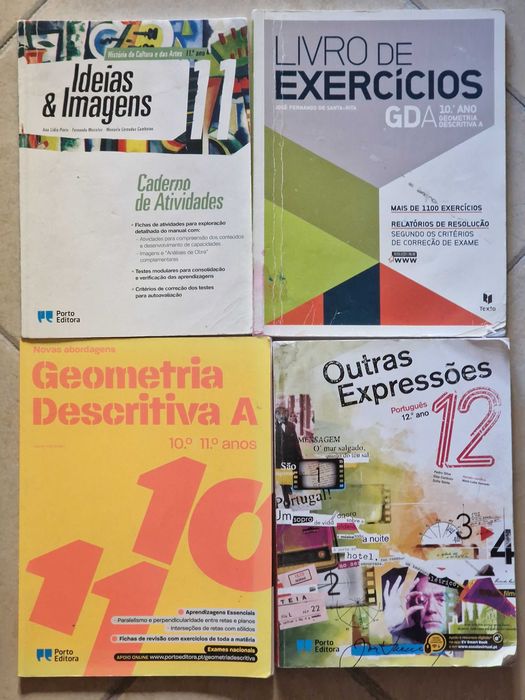 Manuais escolares usados - 8º 9º 10º 11º e 12º anos