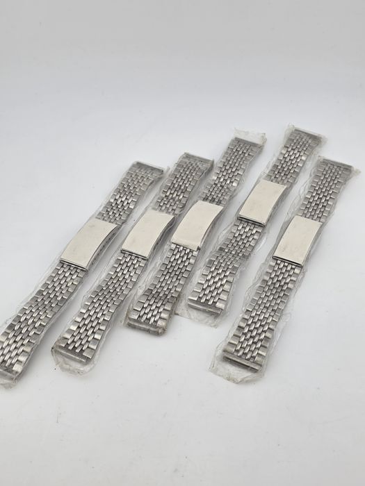 Bransoleta do zegarka typu „BoR” (Beads of Rice) – 18 mm, vintage