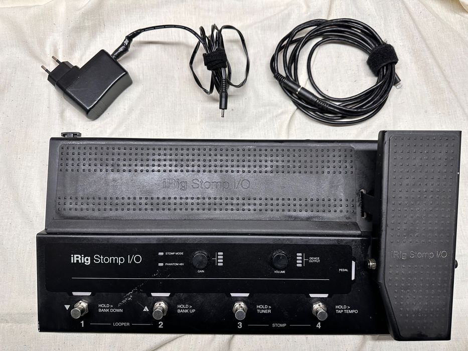 Pedaleira guitarra IK MULTIMEDIA iRig Stomp I/O