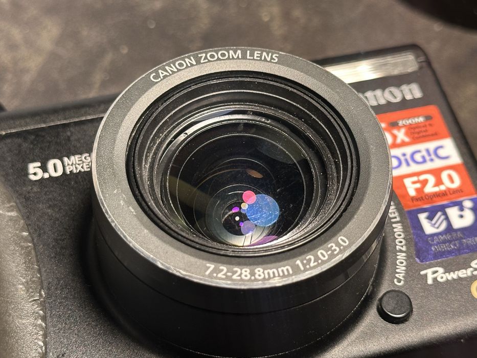 Canon PowerShot G5 - sensor defeituoso