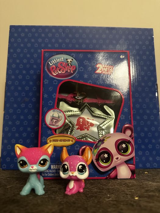 LPS Littlest pet shop zestw kotek shorthair szynszyla seria 6 box