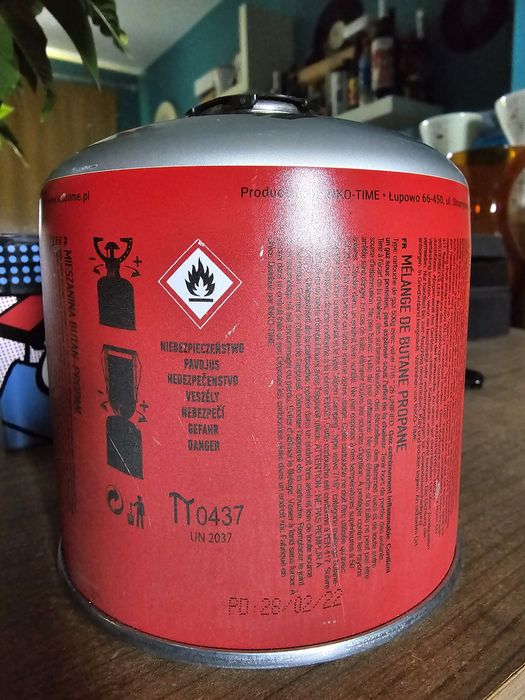 Palnik gazowy turystyczny