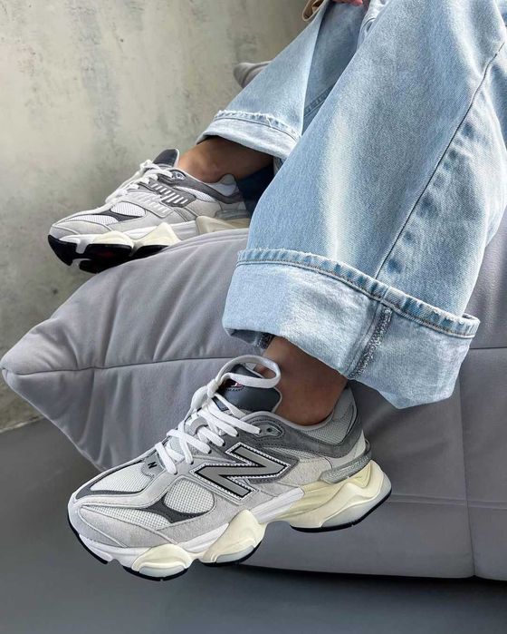 Кроссовки Женские New Balance 9060 Rain Cloud Grey/Кросівки Жіночі НБ