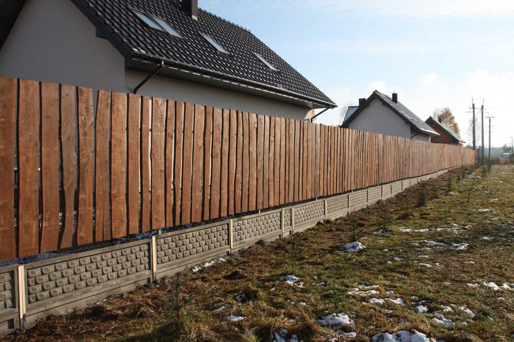 Płot drewniany typu "Rancho"