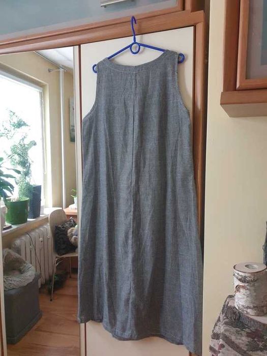 Luźna wygodna sukienka oversize na upały