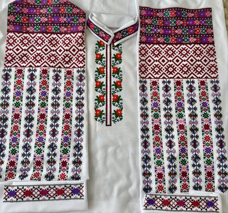 Вишиванка (заготовка) на домотканному полотні