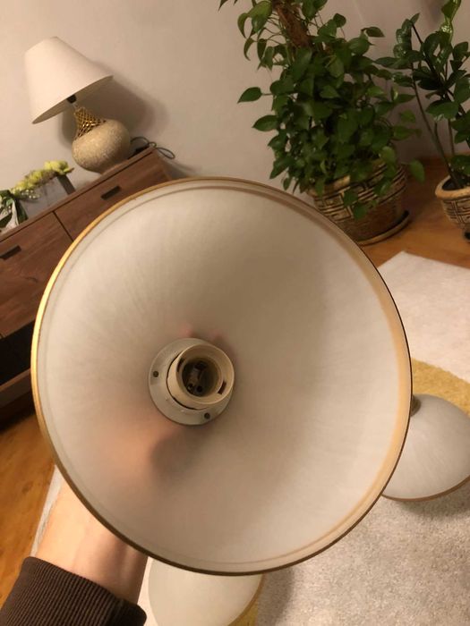 Zestaw lamp sufitowych (3-kloszowa i dwie pojedyncze)