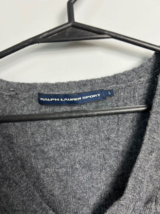 Warkocz Sweter Ralph Lauren 100% Lambs Wool