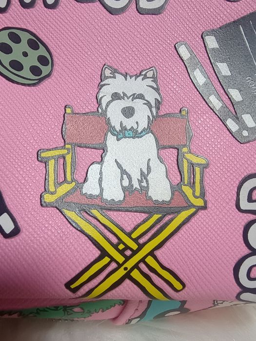 Косметичка marc tetro рожева westie dog песик собачка Вест хайленд