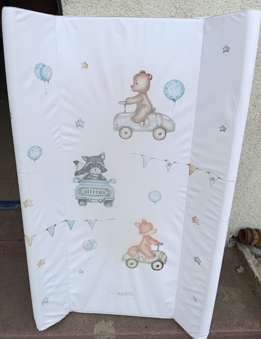 Przewijak twardy długi 80x47 cm 416 Autka