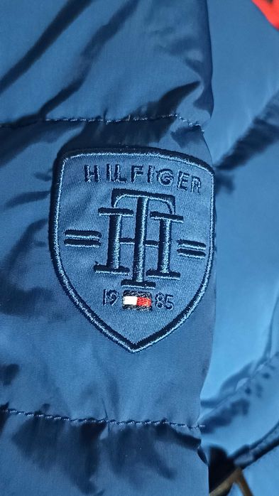 Męska zimowa kurtka puchowa TOMMY HILFIGER r.M stan idealny