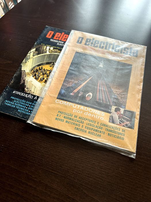 35 Revistas "O Eletricista" de 1983 a 1991 da nº 1 a nº35.