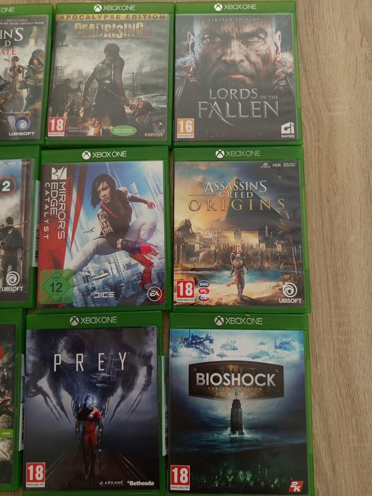 Gry xbox one, sprzedam wymienie