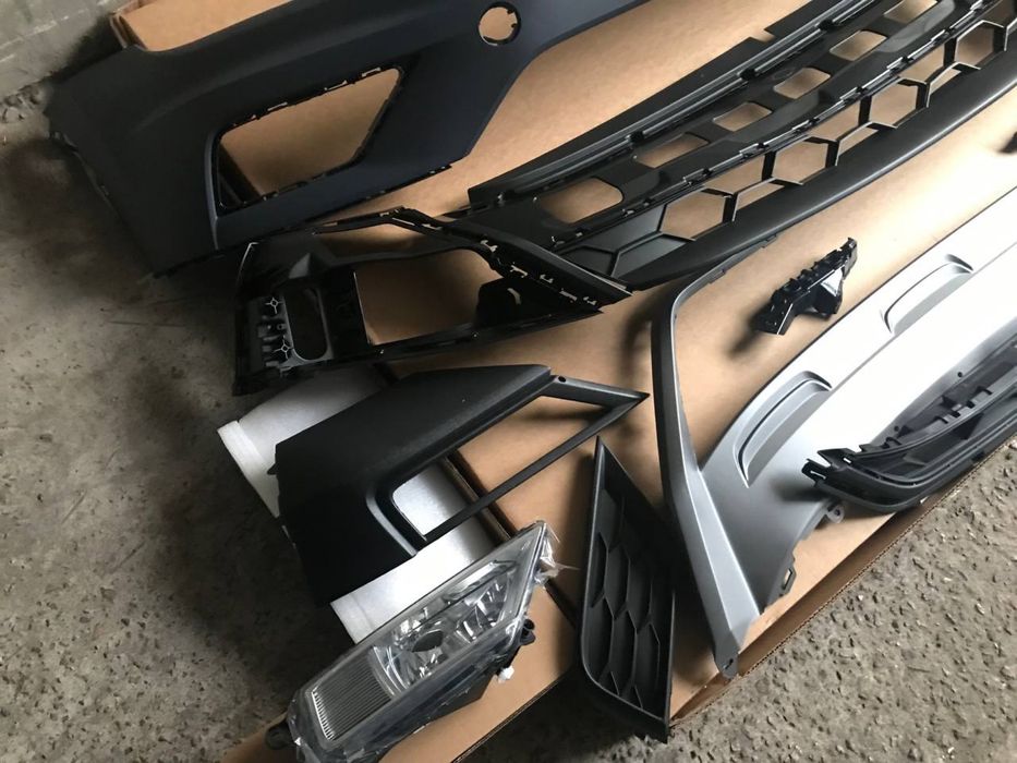 Бампер, бампер передній Volkswagen Tiguan 2017 2018 2019 2020