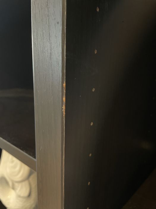 Movel de arrumacao castanho escuro