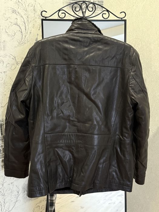 Кожаная куртка на меху Emilio Russo(натуральная кожа)
