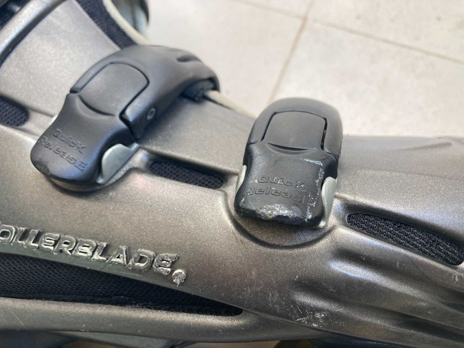 Patins em linha Rollerblade ABT2 vintage :)