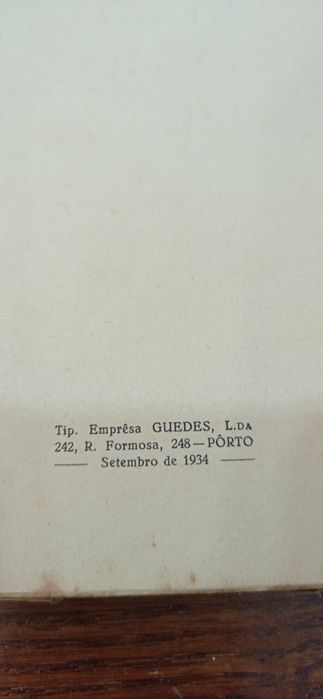 Livro antigo História trágico marítima de 1934