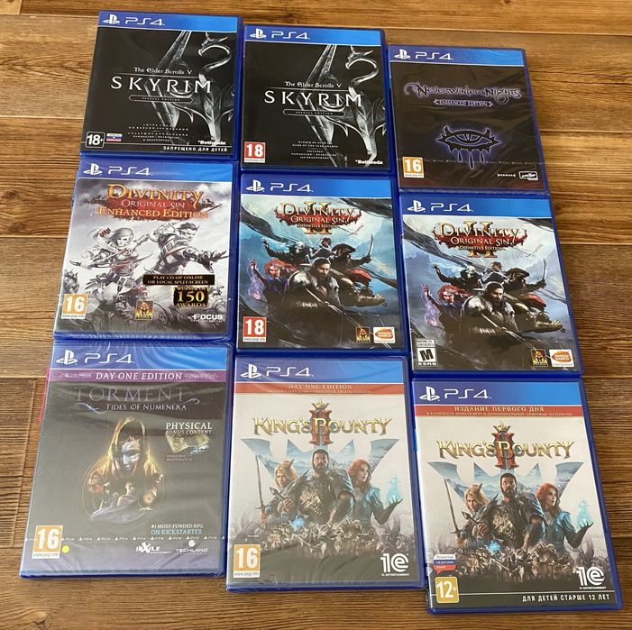 Sony PS4: Bloodborne, Divinity Original Din, Baldurʼs Gate, Lies of P