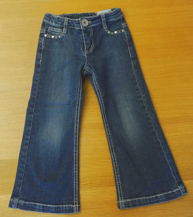 Conjunto de blusa e calças de ganga 2-3 anos