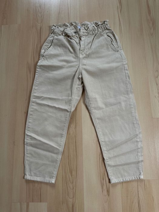 ZARA jeansy mom fit z gumką w talii