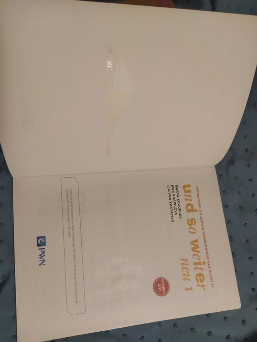 Podręcznik i ćwiczenia und so weiter neu 1
