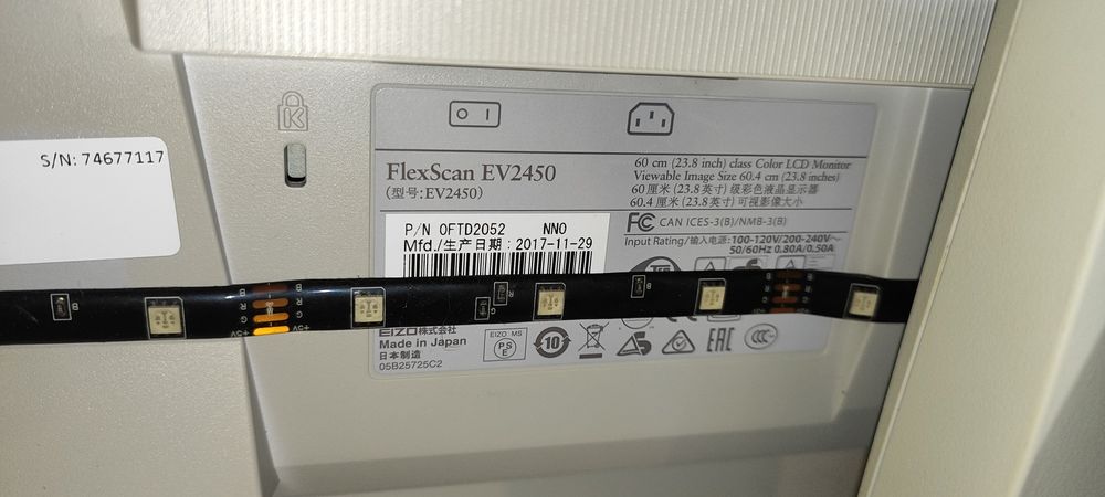 Monitor Eizo FlexScan EV2450