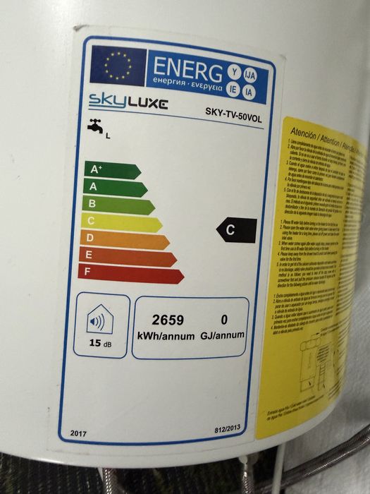 Termoacumulador SKYLUXE 50L – Como Novo