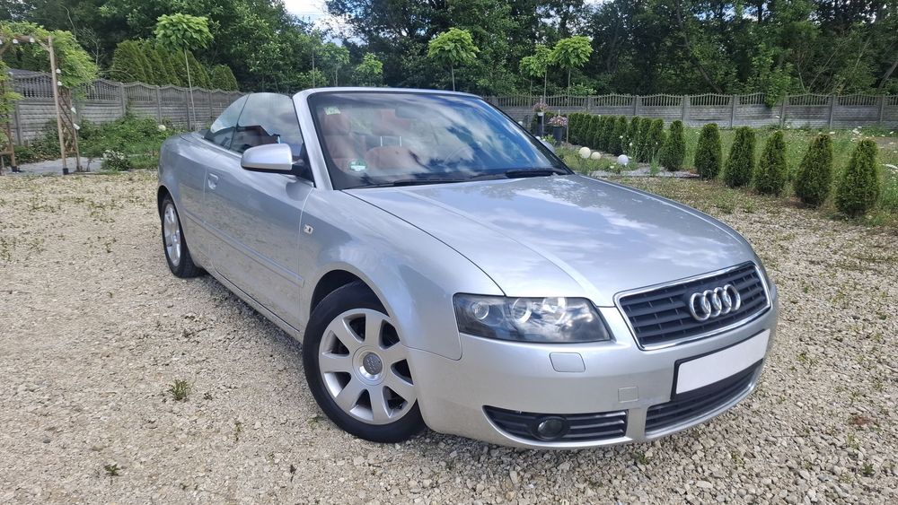 Audi A4 Cabrio Audi A4 b6 Cabrio z instalacją gazową.
